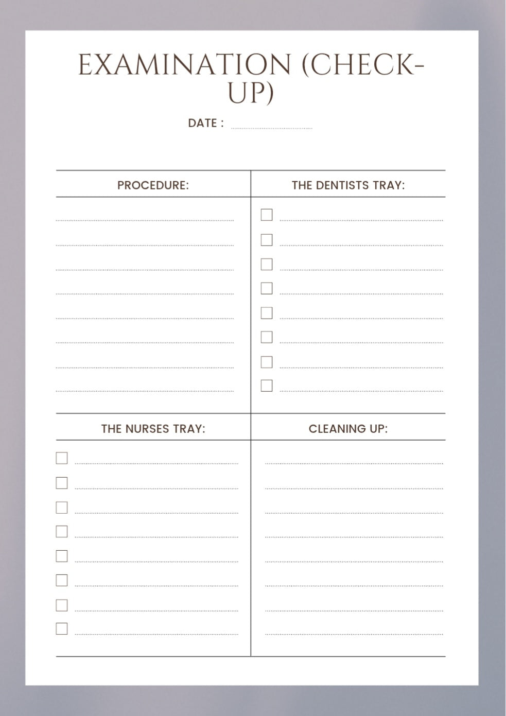 DIGITAL VERSION - The Essential Dental Nursing Planner
